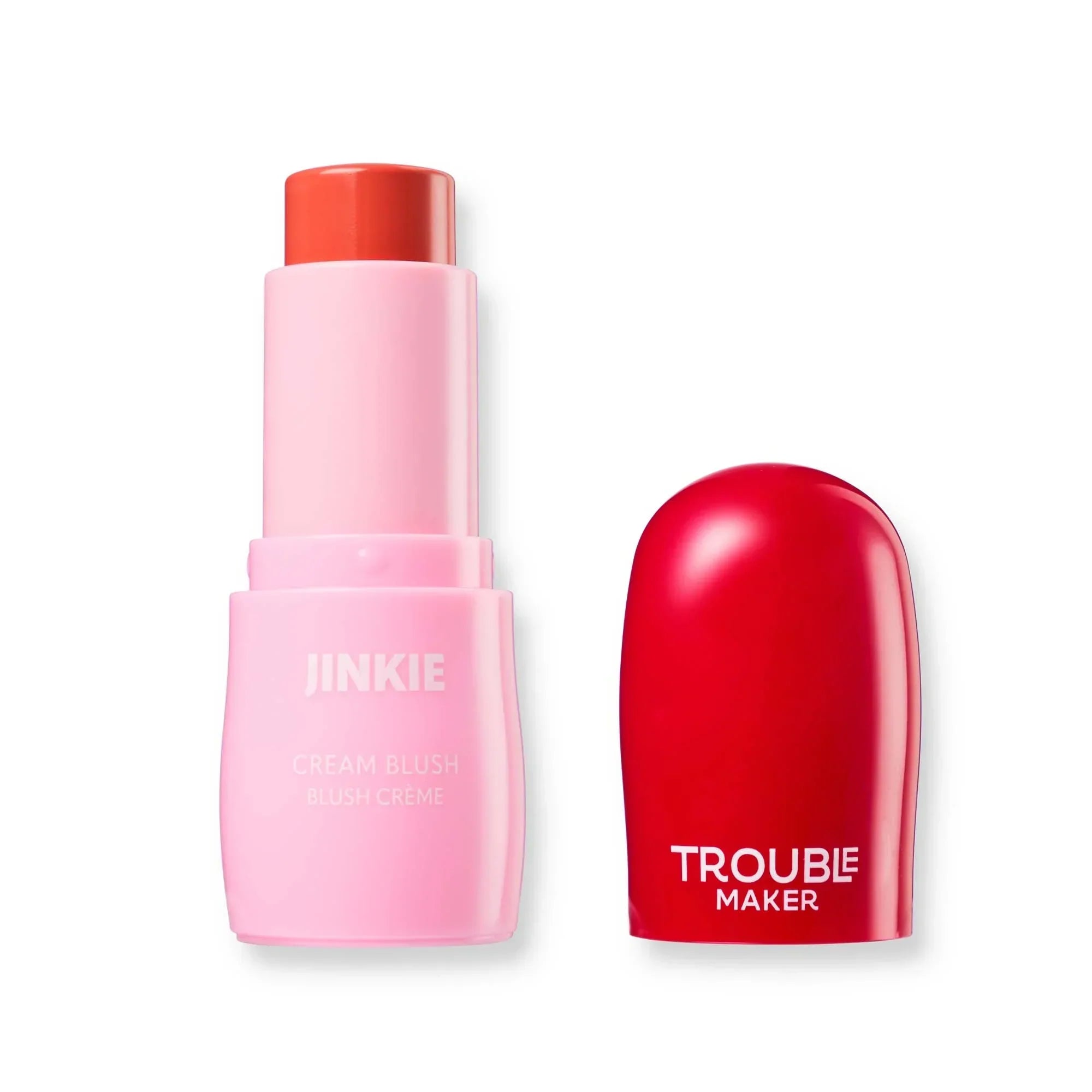 Trouble Maker | Jinkie Stick Cream Blush -No Chill Amber | Best Price in Pakistan original skincare product Pakistan مرکزی تصویر