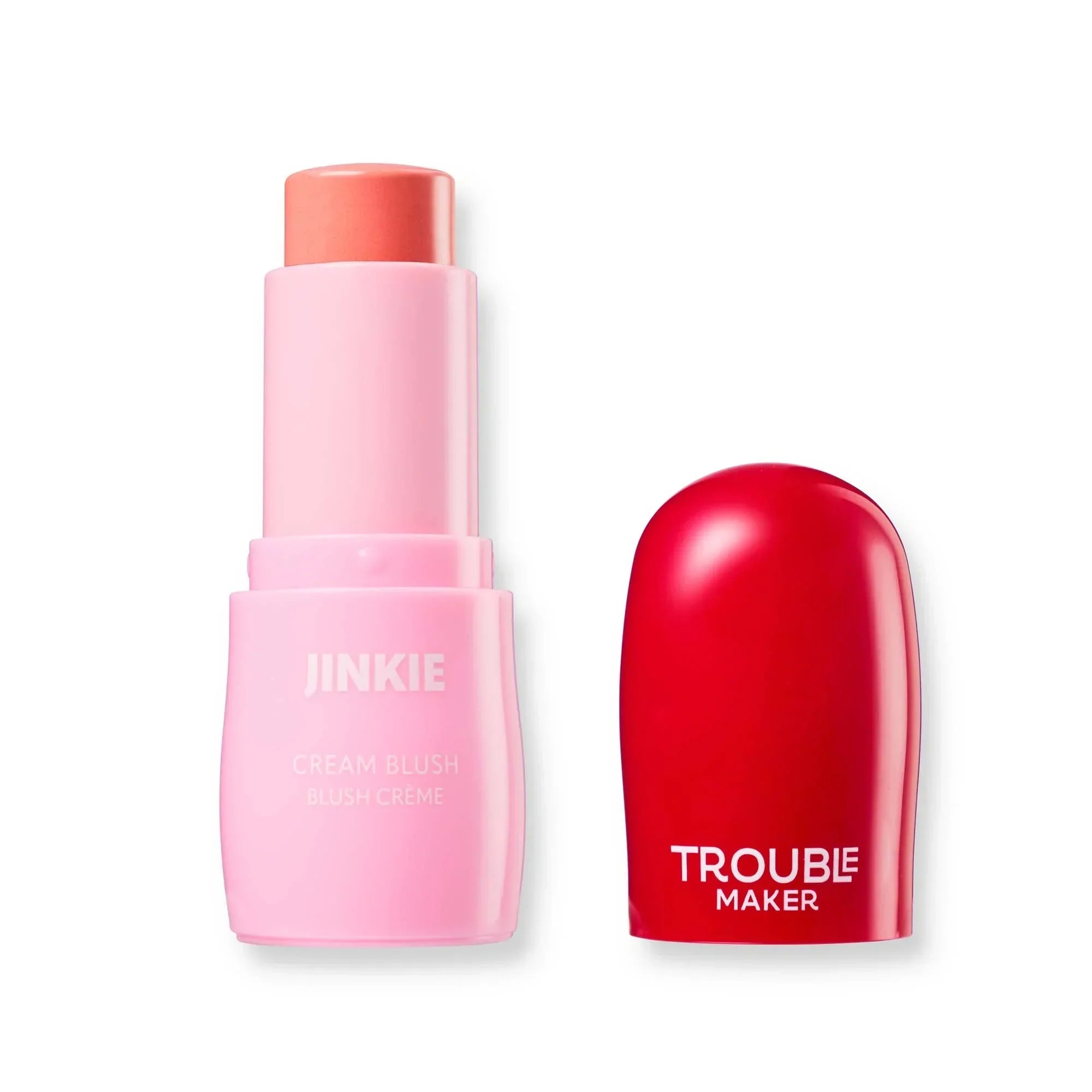 Trouble Maker | Jinkie Stick Cream Blush | Too Much Baby Pink | Best Price in Pakistan original skincare product Pakistan