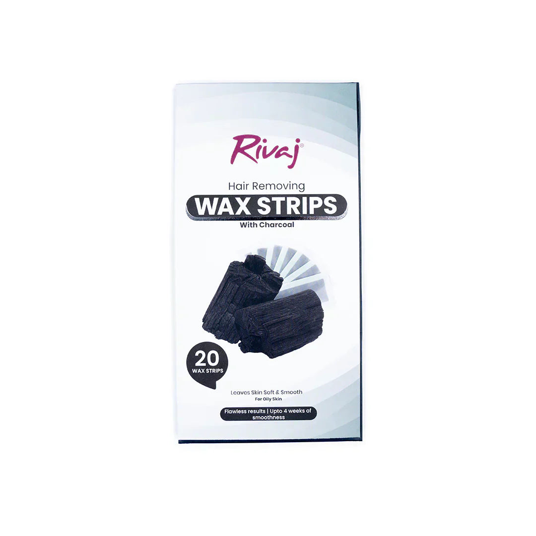 Rivaj | Charcoal Hair Removing Body Wax Strips | Best Price in Pakistan original skincare product Pakistan Main image