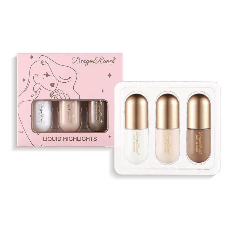 Dragon Ranee | Liquid Highlighter 3Pcs Set | Best Price in Pakistan original skincare product Pakistan