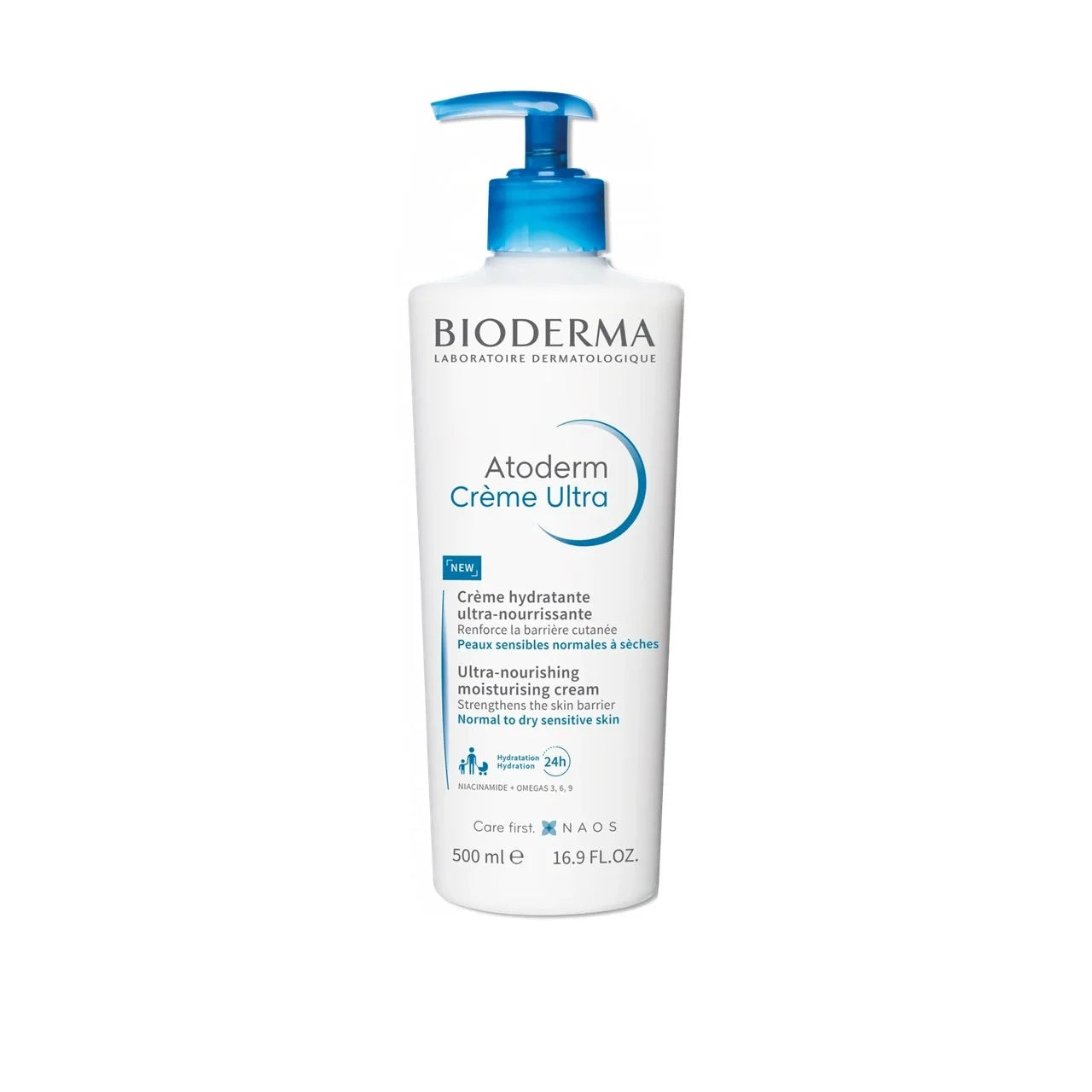 Bioderma | Ultra Nourishing Moisturising Cream 500Ml | Best Price in Pakistan original skincare product Pakistan مرکزی تصویر