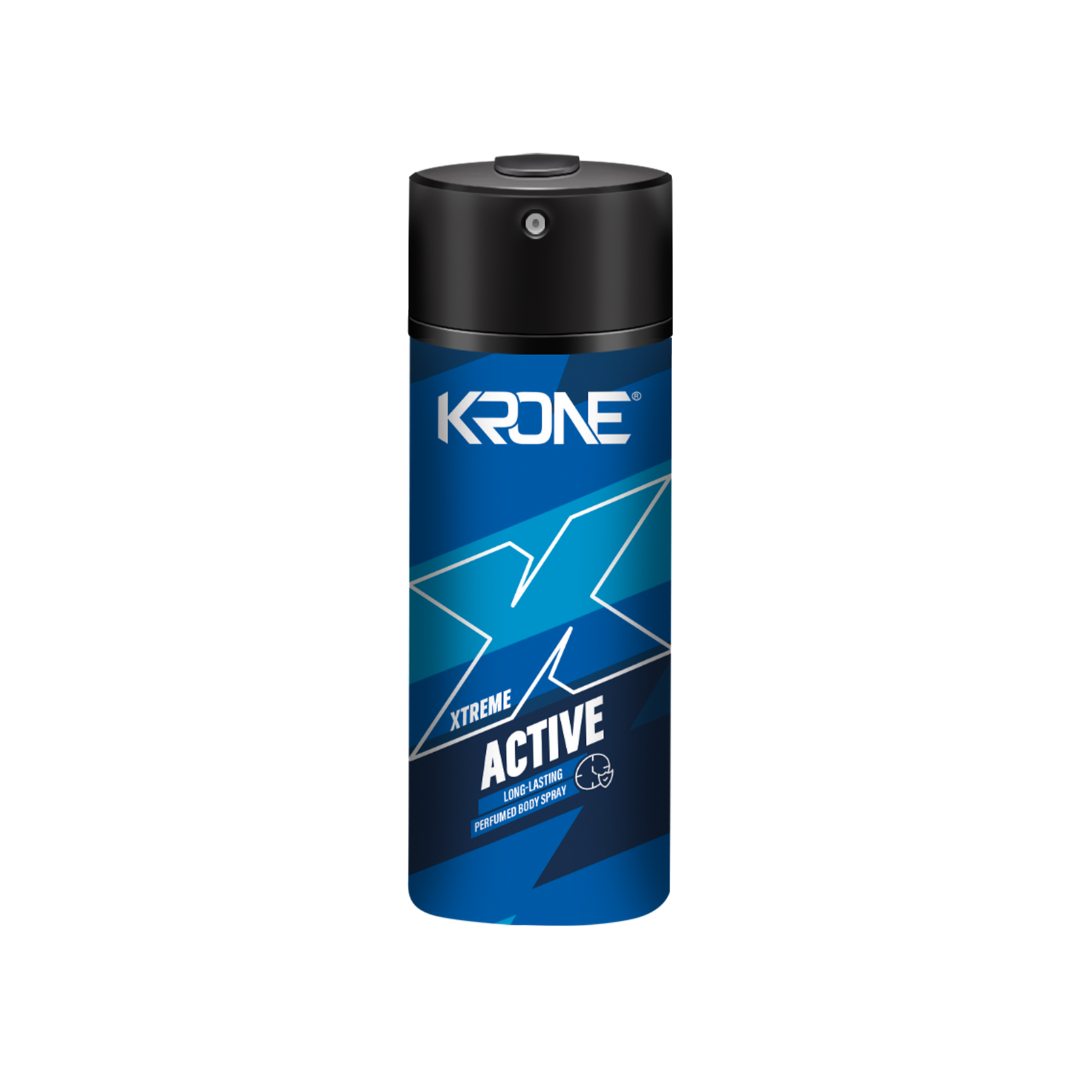 Krone Xtreme Active Body Spray 150ml | Best Price in Pakistan original skincare product Pakistan