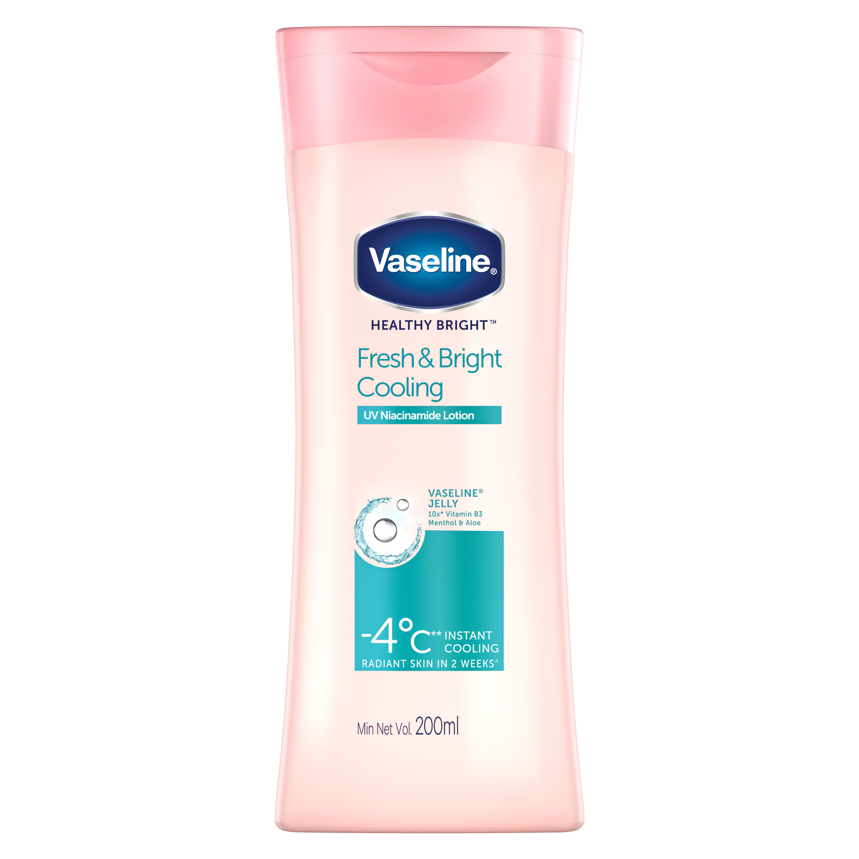 Vaseline Body Lotion Healthy Bright Fresh & Bright Cooling 200Ml | Best Price in Pakistan original skincare product Pakistan Main image