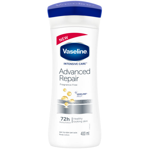 Vaseline Body Lotion South Africa Advanced Repair Fragrance Free 400Ml | Best Price in Pakistan original skincare product Pakistan