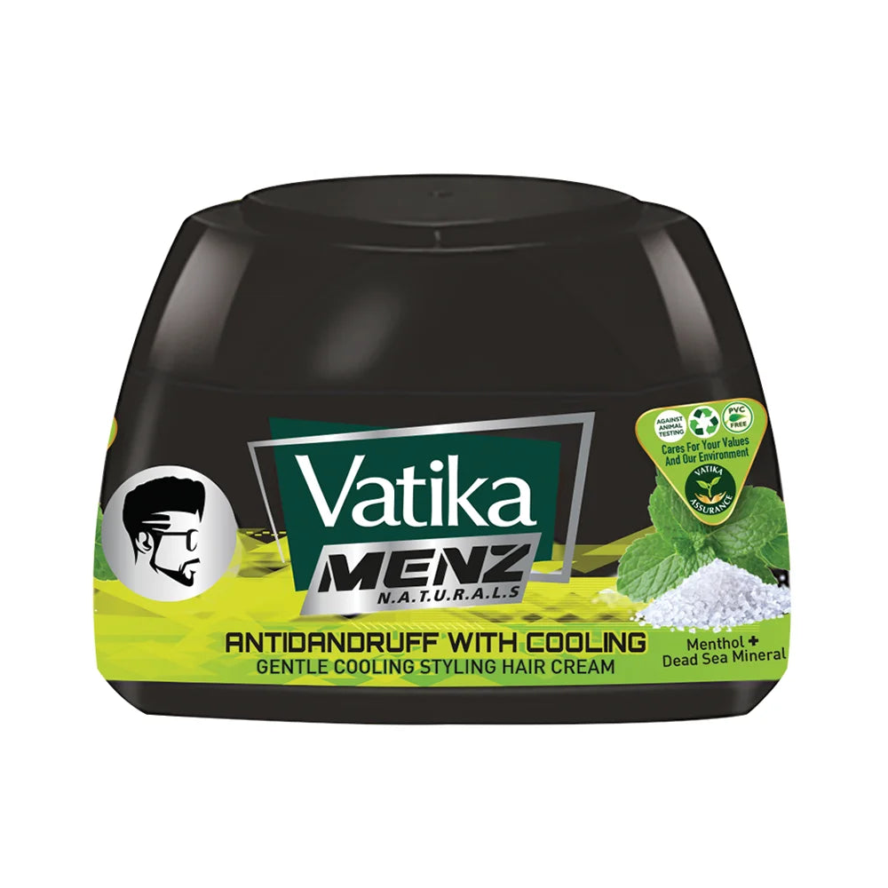 Vatika | Styling Hair Cream Men Anti-Dandruff With Cooling 140Ml | Best Price in Pakistan original skincare product Pakistan