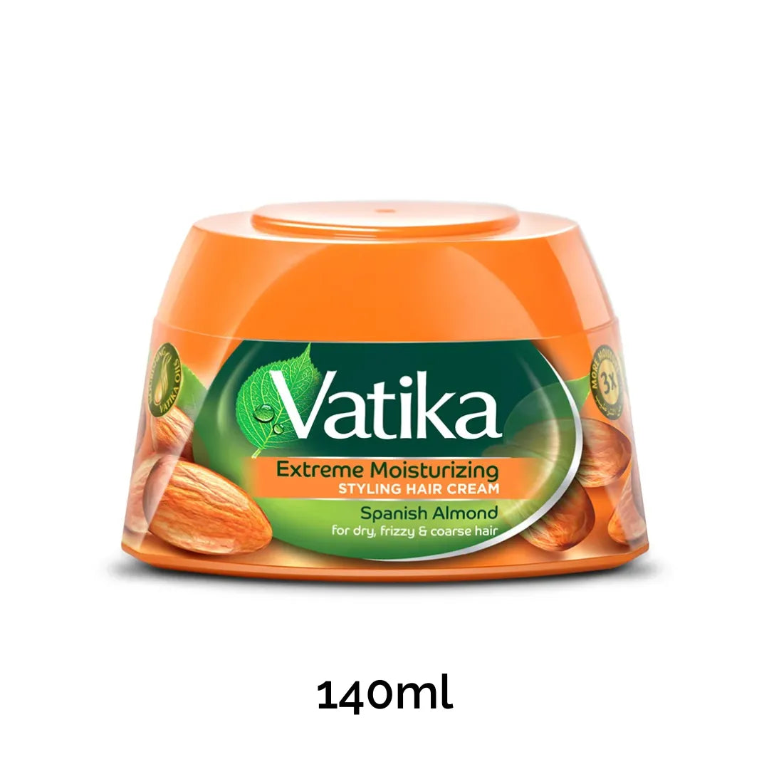 Vatika Extreme Moisturizing Styling Hair Cream | 140ml | Best Price in Pakistan original skincare product Pakistan مرکزی تصویر