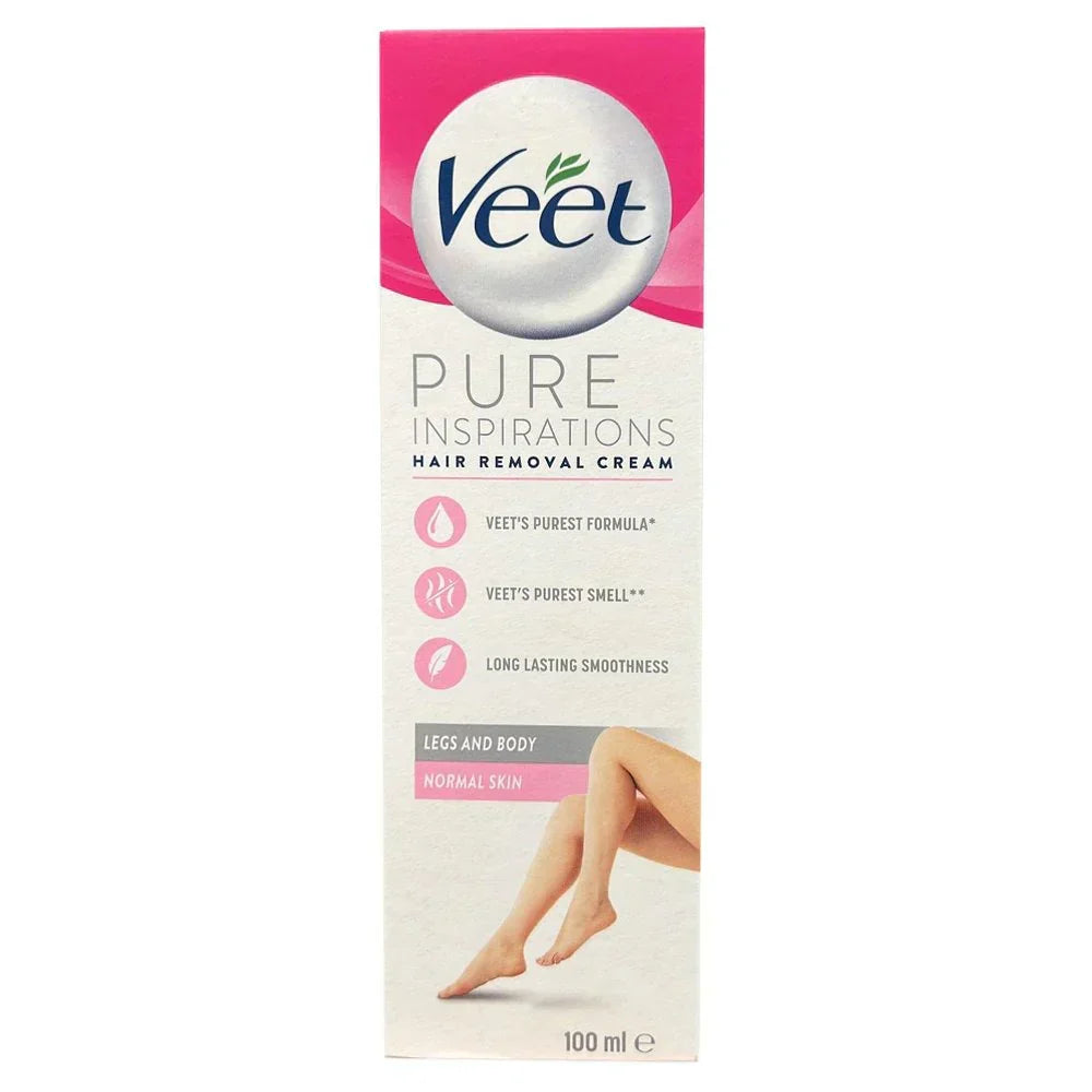 Veet | Pure Inspiration Hair Removal Cream Normal Skin Body & Legs | 100Ml | Best Price in Pakistan original skincare product Pakistan