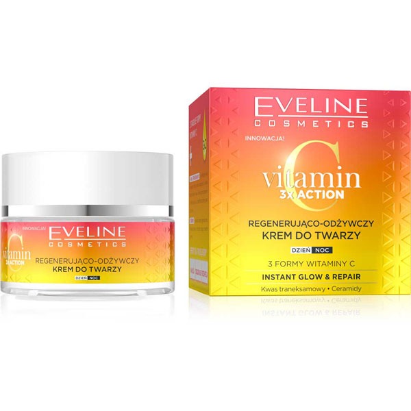 Eveline Vitamin C 3X Action Nourishing Cream | 50ml | Best Price in Pakistan original skincare product Pakistan Main image
