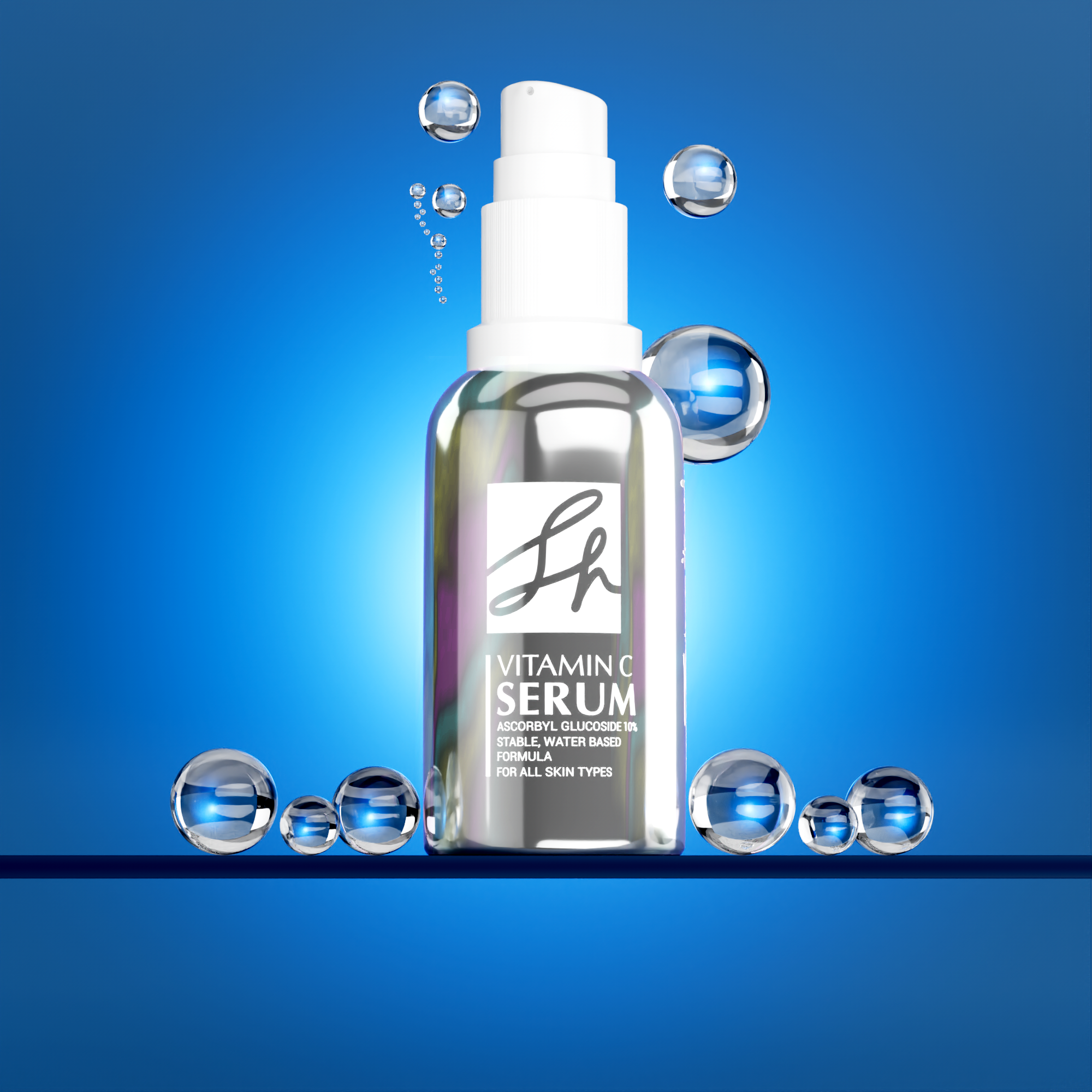 BBA By Suleman | SH Vitamin C Serum Ascorbyl Glucoside 10% | Best Price in Pakistan original skincare product Pakistan Main image