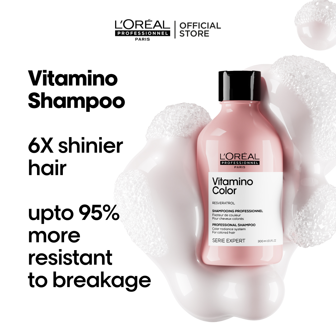 L'Oreal Professional | Serie Expert Vitamino Shampoo 300 ML | For Color Treated Hair | Best Price in Pakistan original skincare product Pakistan Main image