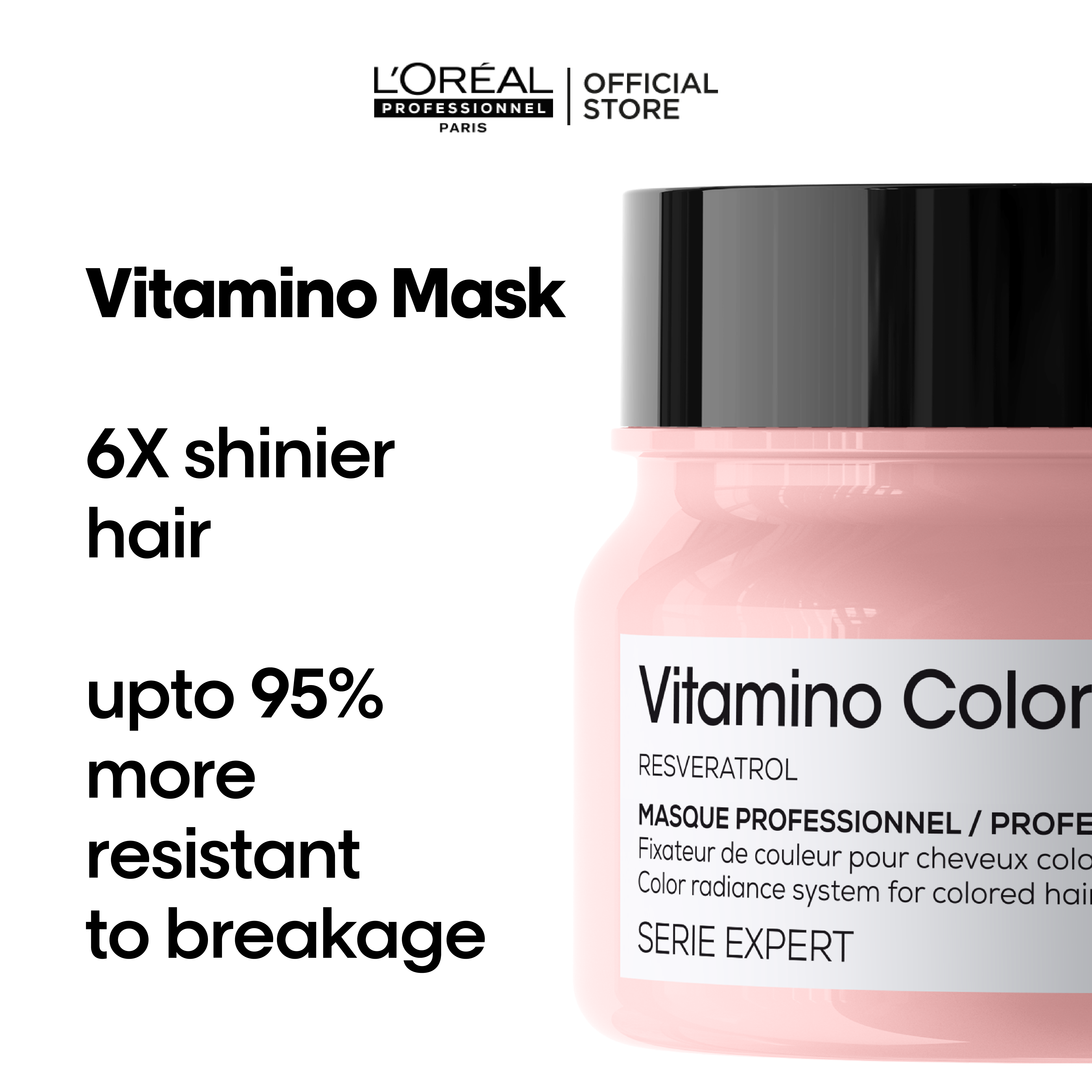 L'Oreal Professional | Serie Expert Vitamino Color Mask 250 ML | For Color Treated Hair | Best Price in Pakistan original skincare product Pakistan Main image
