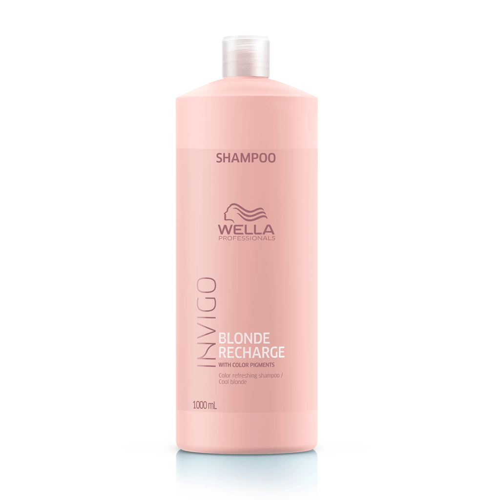 Wella Professionals Wella Invigo Cool Blonde Recharge Shampoo 1000ml | Best Price in Pakistan original skincare product Pakistan