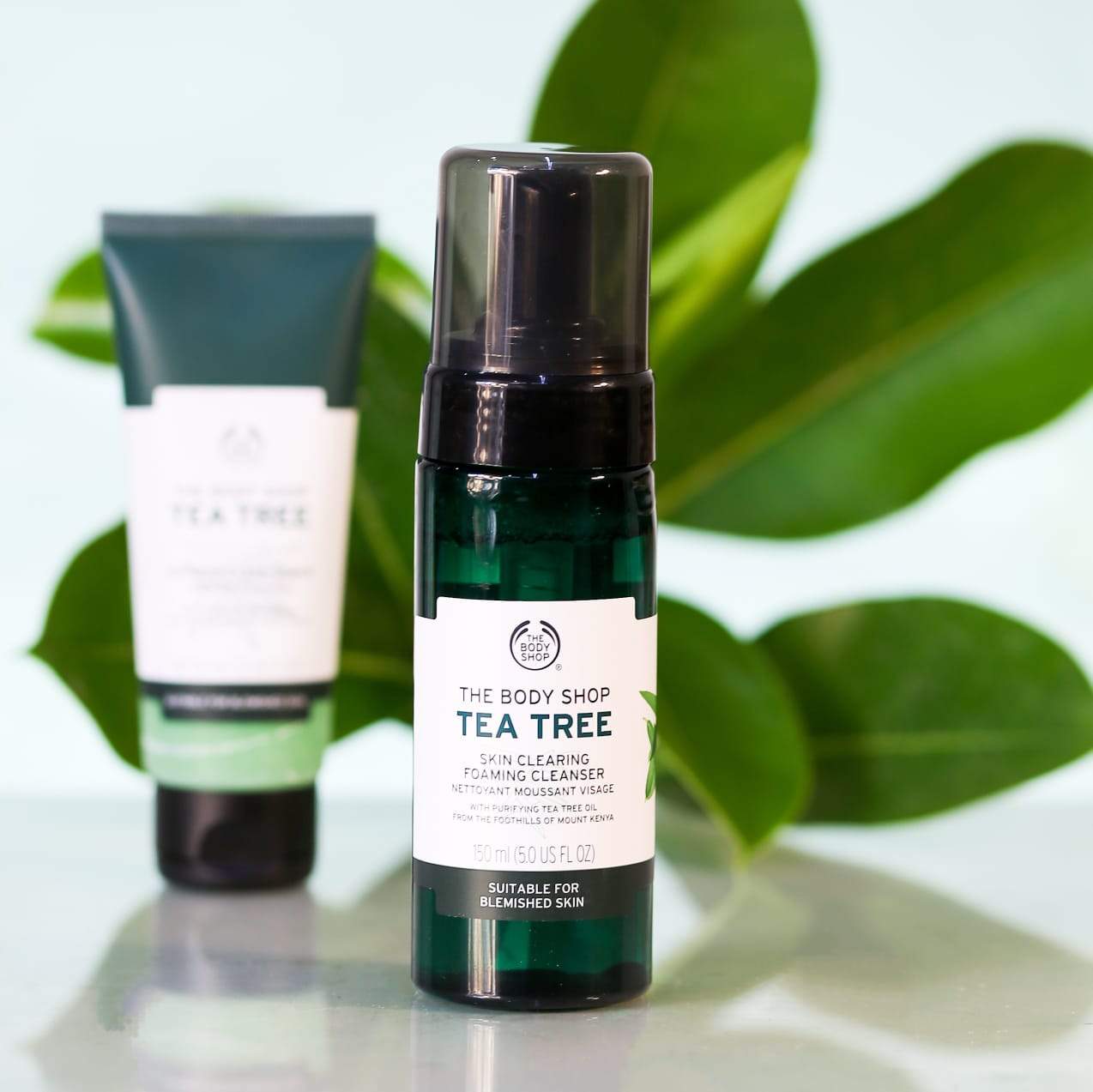 BODY SHOP TEA TREE SKIN CLEARING FOAMING CLEANSER 150ML | Best Price in Pakistan original skincare product Pakistan Main image