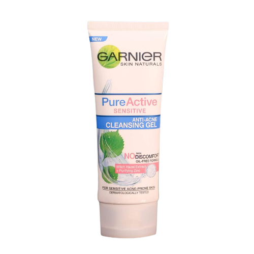 GARNIER PURE ACTIVE SENSITIVE GEL WASH 100 ML | Best Price in Pakistan original skincare product Pakistan