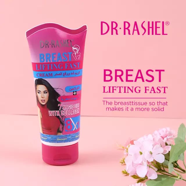 Dr.Rashel 8 In 1 Breast Lifting Fast Cream 7 Magic Oils With Collagen | 150Gms | Best Price in Pakistan original skincare product Pakistan