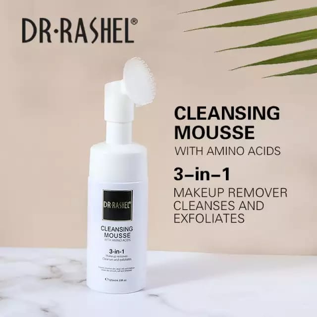 Dr Rashel | Cleansing Mousse 3 In 1 Make Up Remover 125Ml | Best Price in Pakistan original skincare product Pakistan مرکزی تصویر