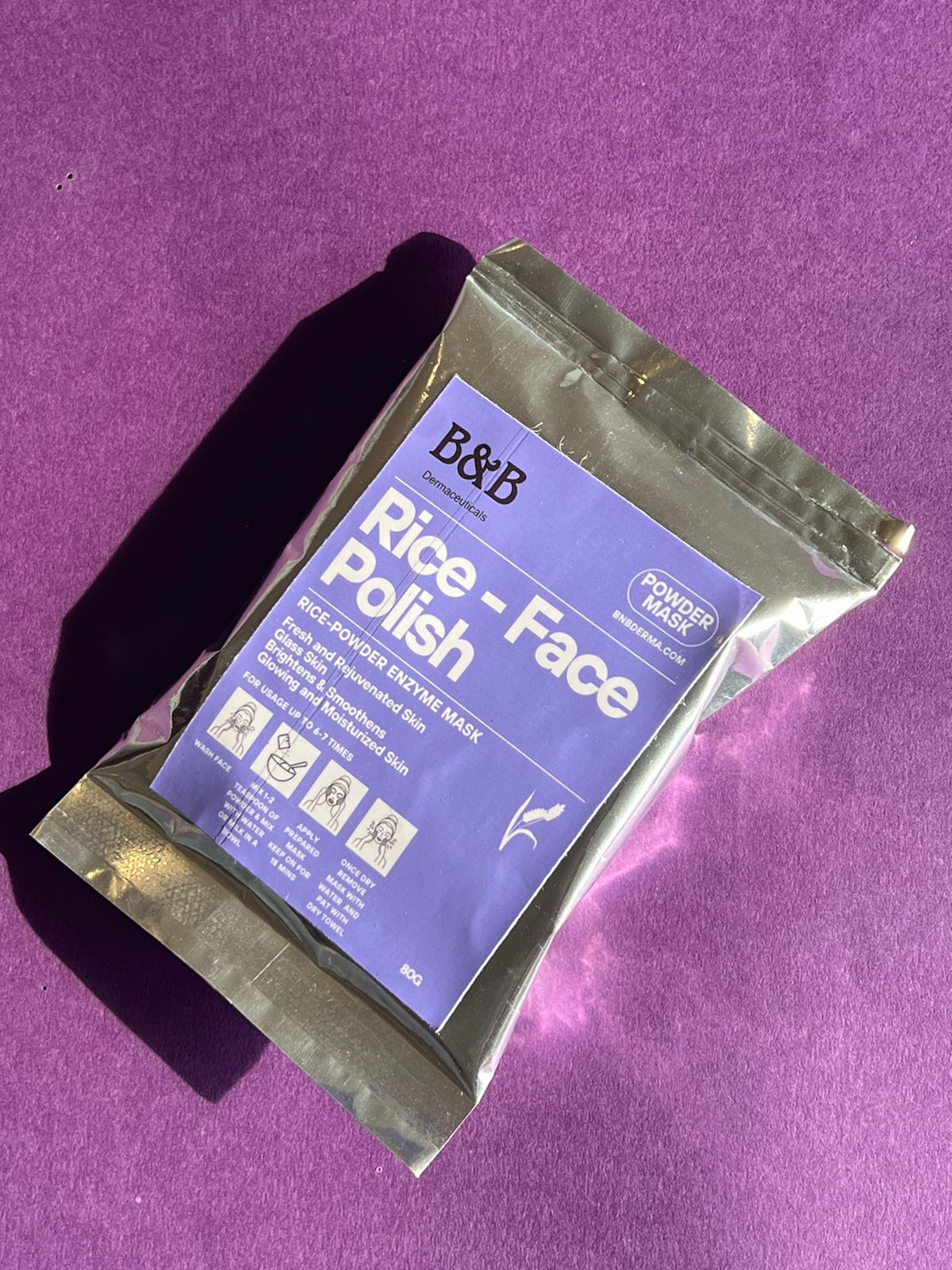 B&B Derma | Rice-Face Polish Powder | Best Price in Pakistan original skincare product Pakistan