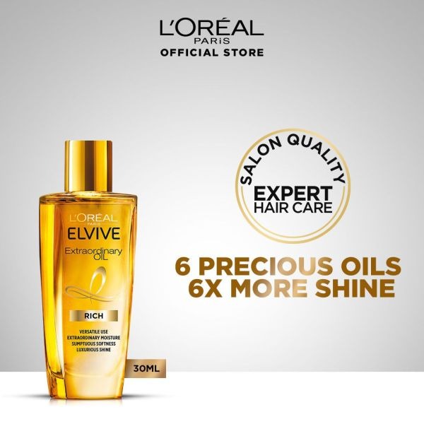 LOreal Paris Elvive Extraordinary Oil Hair Serum | 30ml | Best Price in Pakistan original skincare product Pakistan