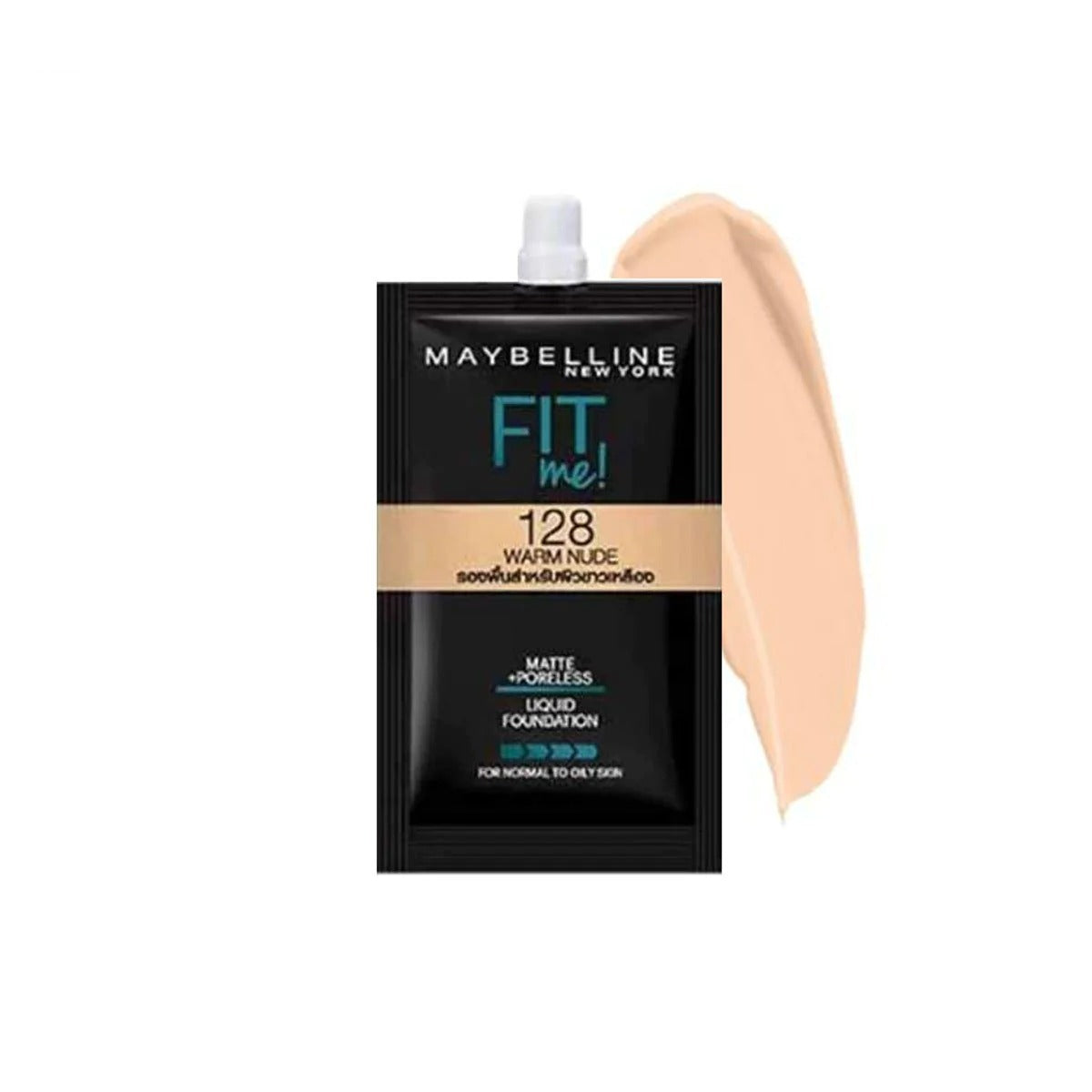 Maybelline Fit Me Matte & Poreless Liquid Foundation 128 Warm 5Ml | Best Price in Pakistan original skincare product Pakistan Main image