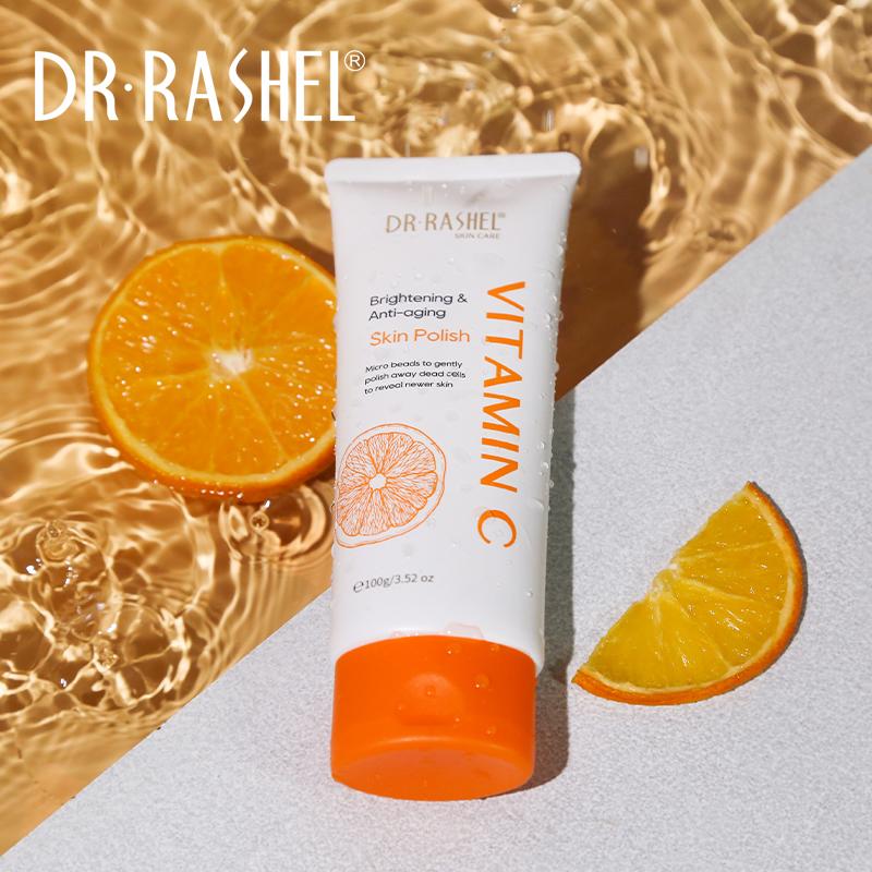 Dr Rashel | Vitamin C Brightening & Anti-Aging Facial Skin Polish | 100g | Best Price in Pakistan original skincare product Pakistan