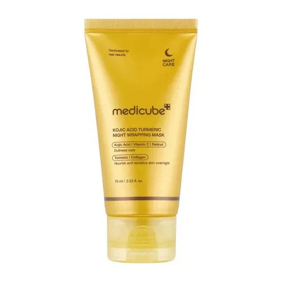 Medicube | Kojic Acid Turmeric Night Wrapping Mask 75ml | Best Price in Pakistan original skincare product Pakistan