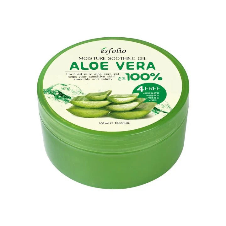 Esfolio Aloe Vera 100% Moisture Soothing Gel 300ml | Best Price in Pakistan original skincare product Pakistan Main image