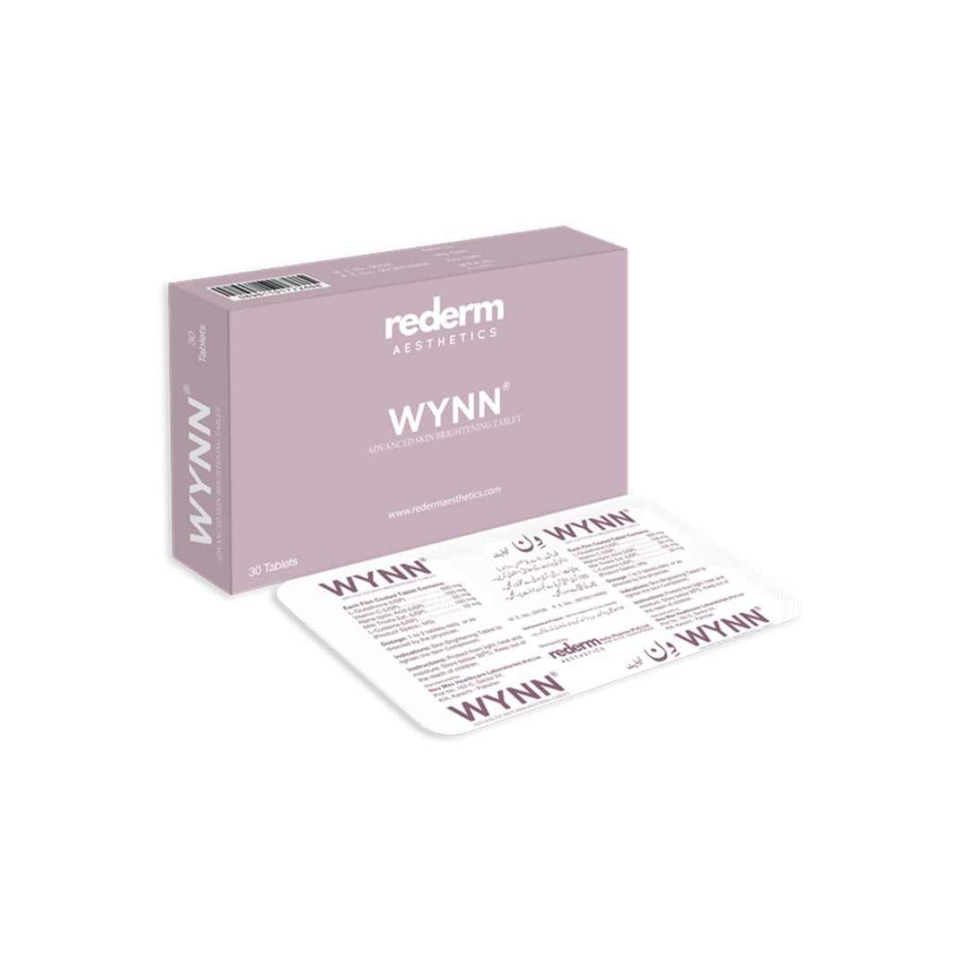 Rederm | Wynn brightening tablet 30s | Best Price in Pakistan original skincare product Pakistan