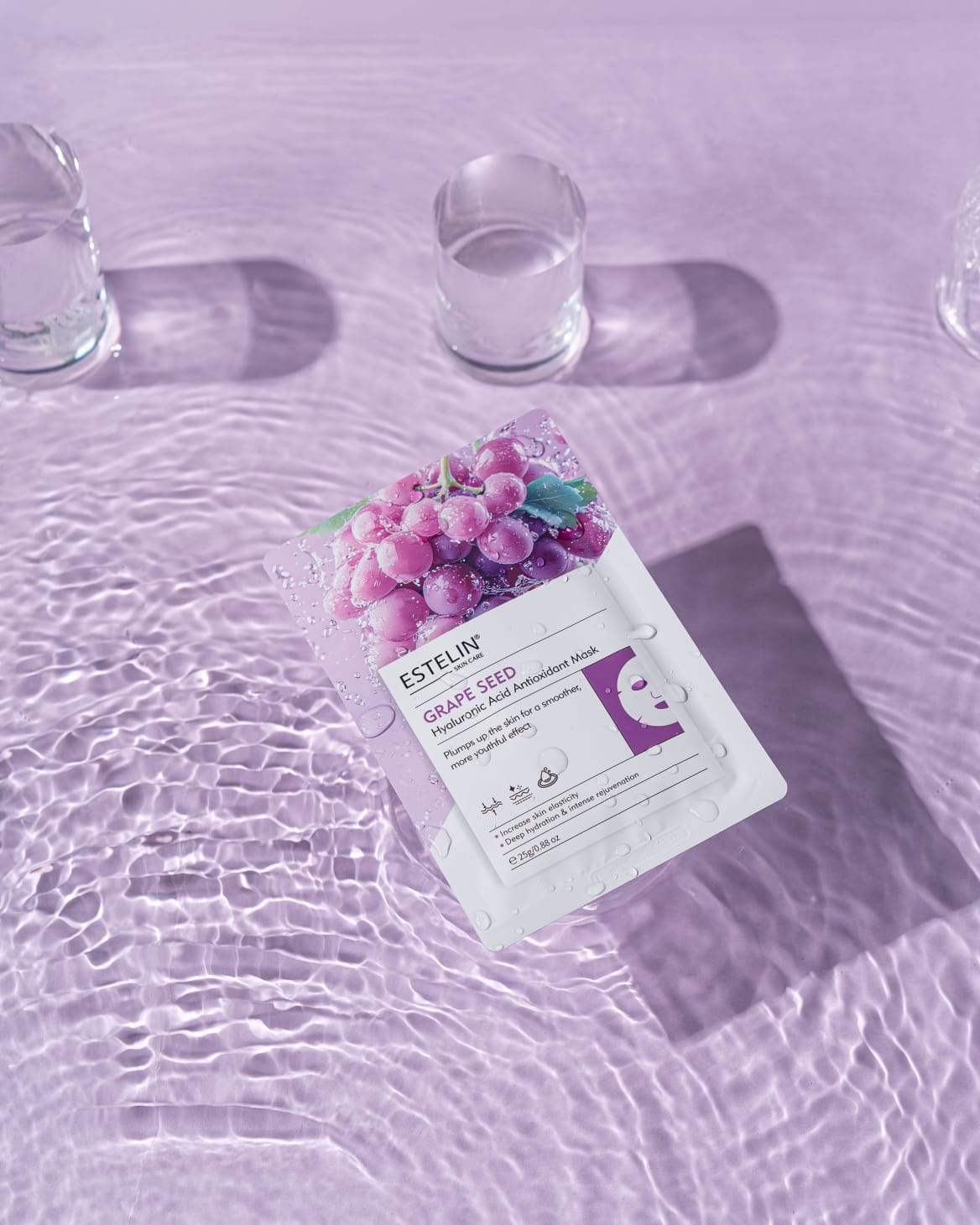 Estelin | Grape Seed & Hyaluronic Acid Antioxidant Mask | Best Price in Pakistan original skincare product Pakistan