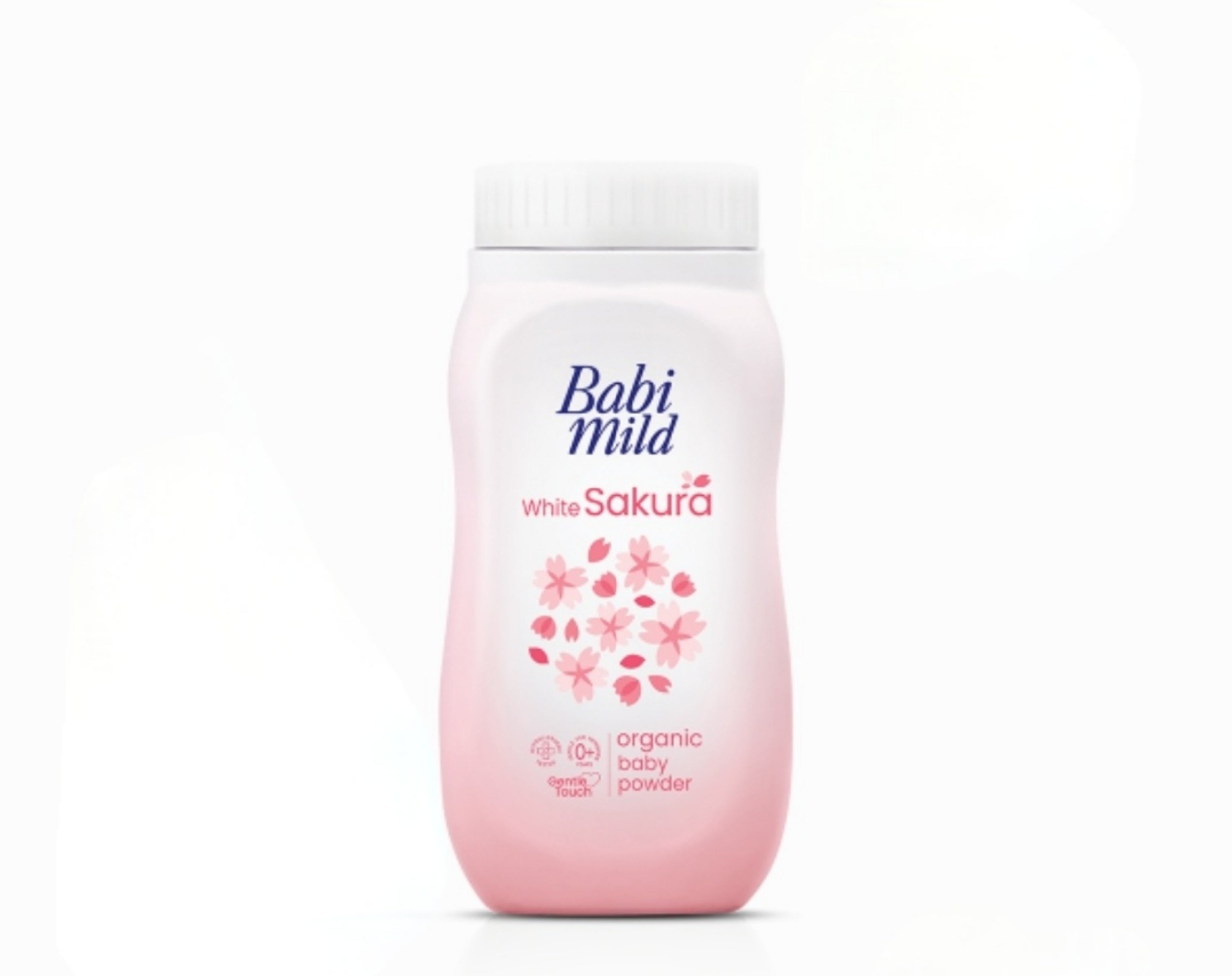 Babi Mild | White Sakura Organic Baby Powder | Best Price in Pakistan original skincare product Pakistan مرکزی تصویر
