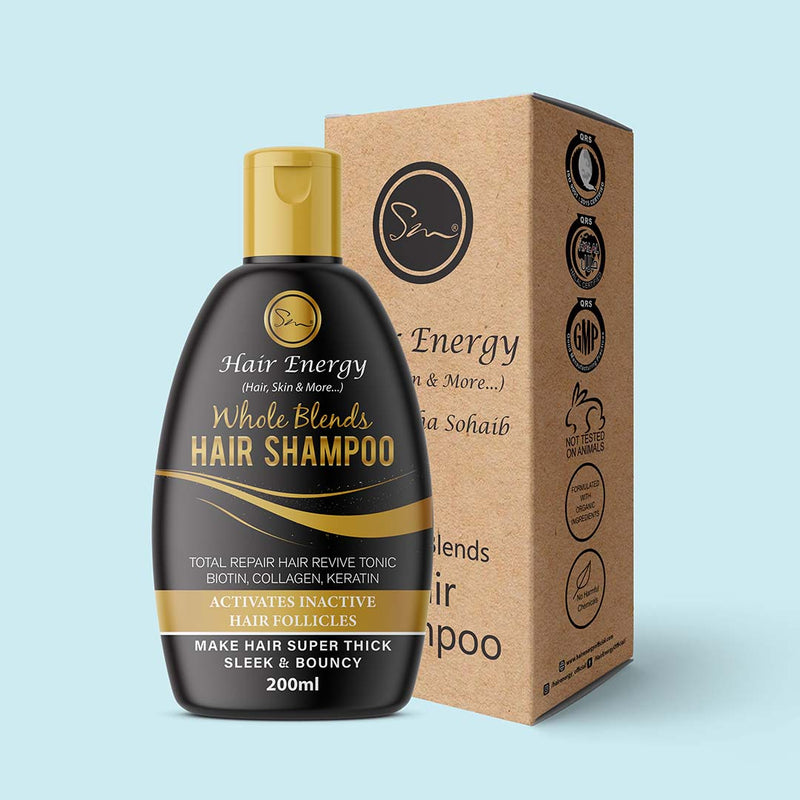Hair Energy 100 Organic Aloevera GelWhole Blends Hair Shampoo | Best Price in Pakistan original skincare product Pakistan Main image
