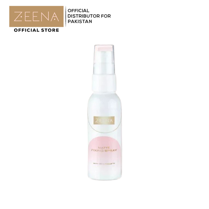 Zeena Matte Fixing Spray | Best Price in Pakistan original skincare product Pakistan مرکزی تصویر