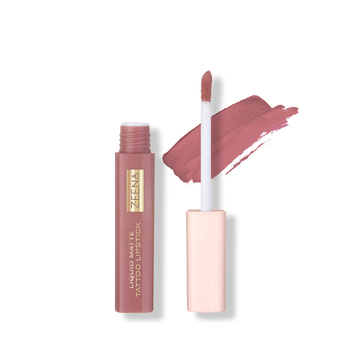 Zeena | Liquid Matte Tattoo Lipstick | Rosy Nude 020 | Best Price in Pakistan original skincare product Pakistan