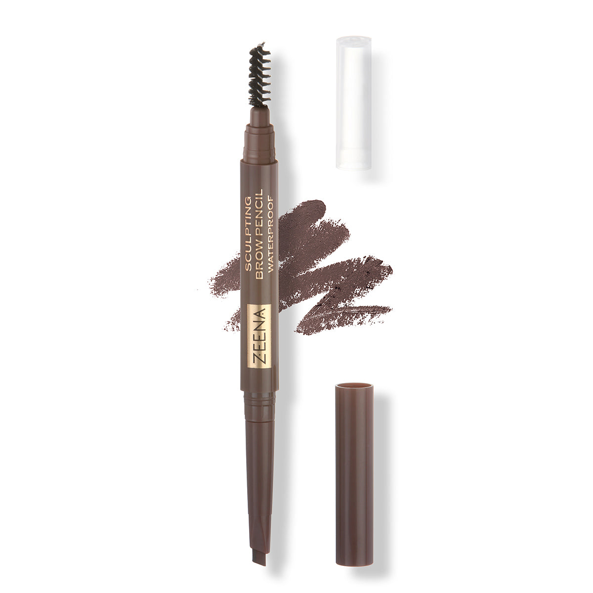 Zeena | Sculpting Brow Pencil Waterproof | Chocolate Brown 020 | Best Price in Pakistan original skincare product Pakistan مرکزی تصویر