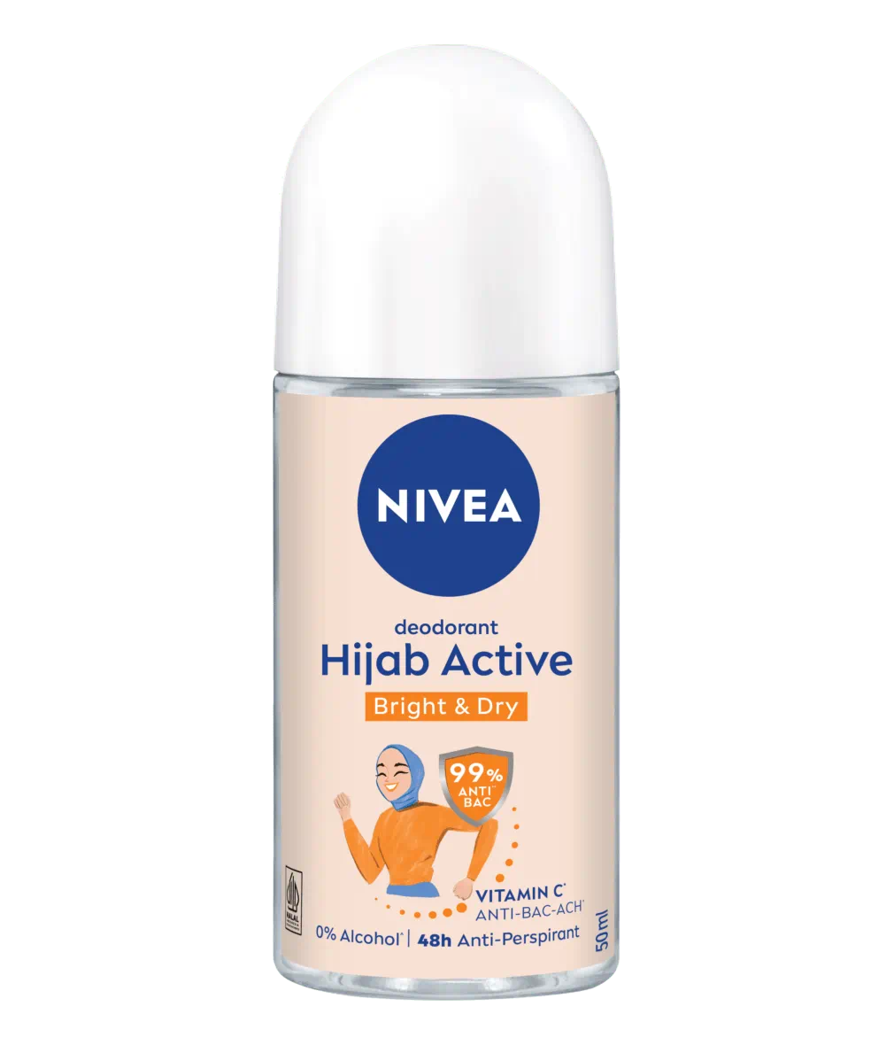 Nivea | Deodorant Roll On Women Bright & Dry Hijab Active- 50Ml | Best Price in Pakistan original skincare product Pakistan مرکزی تصویر