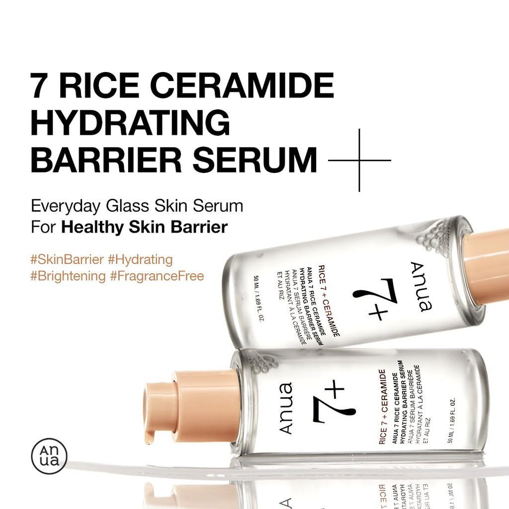 Anua | Rice 7 + Ceramide Hyderating Barrier Serum | 50ml | Best Price in Pakistan original skincare product Pakistan