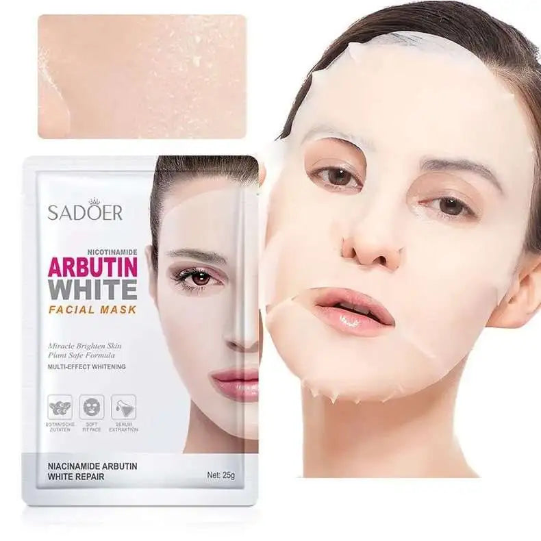 Sadoer | Nicotinamude Arbutin White Facial Mask | 25g | Best Price in Pakistan original skincare product Pakistan