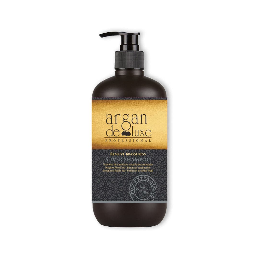 Argan Deluxe Remove Brassiness Silver Shampoo | 300ml | Best Price in Pakistan original skincare product Pakistan مرکزی تصویر