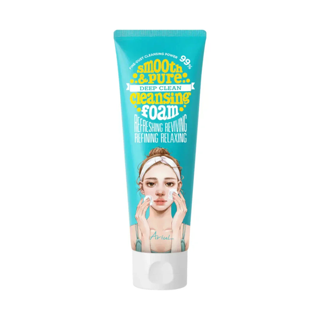 Ariul Smooth & Pure Deep Clean Cleansing Foam | 120ml | Best Price in Pakistan original skincare product Pakistan