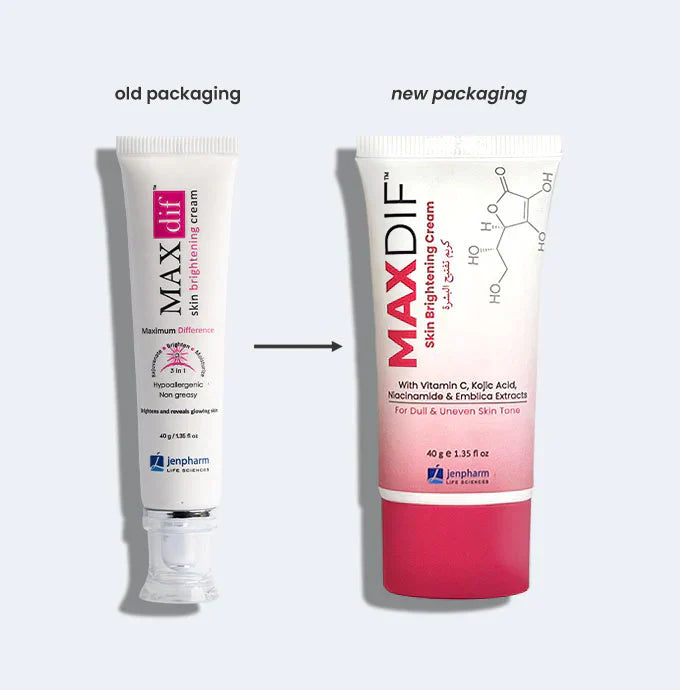 Jenpharm Maxdif Brightening Cream | Best Price in Pakistan original skincare product Pakistan