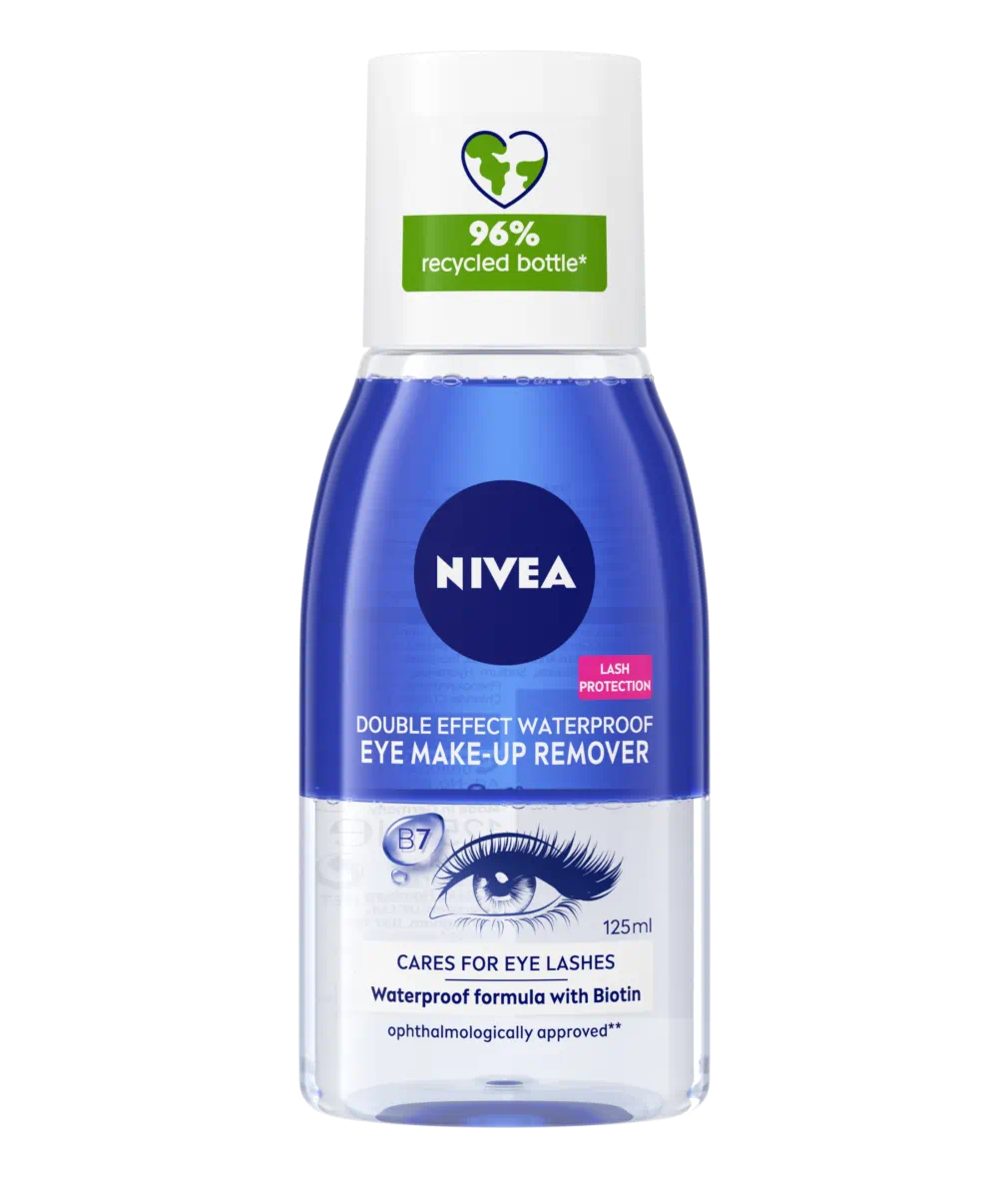 Nivea | Eye Makeup Remover Double Effect Cornflower | 125Ml | Best Price in Pakistan original skincare product Pakistan مرکزی تصویر