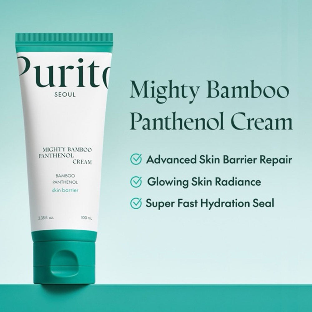 Purito | Seoul Mighty Bamboo Panthenol Cream | 100ml | Best Price in Pakistan original skincare product Pakistan