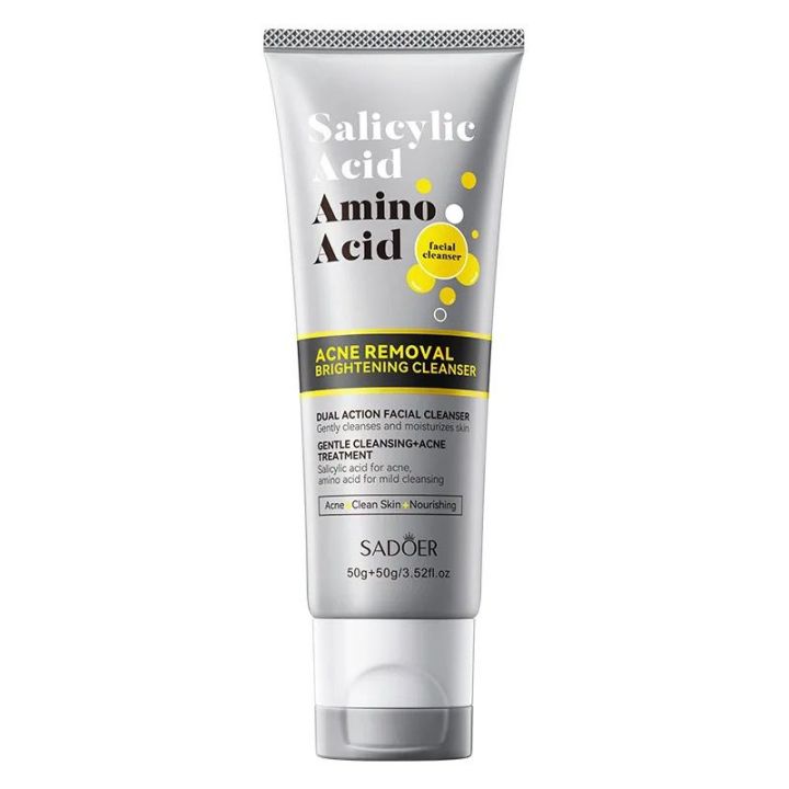 Sadoer Salicylic Acid Acne Removal Brightening Cleanser 100G | Best Price in Pakistan original skincare product Pakistan Main image
