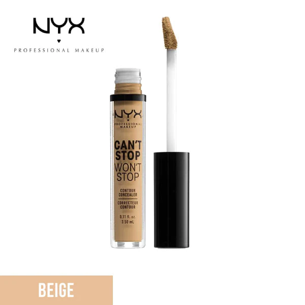 NYX Can'T Stop Won'T Stop Concealer (Cswsc11-Beige) 3.50Ml | Best Price in Pakistan original skincare product Pakistan Main image