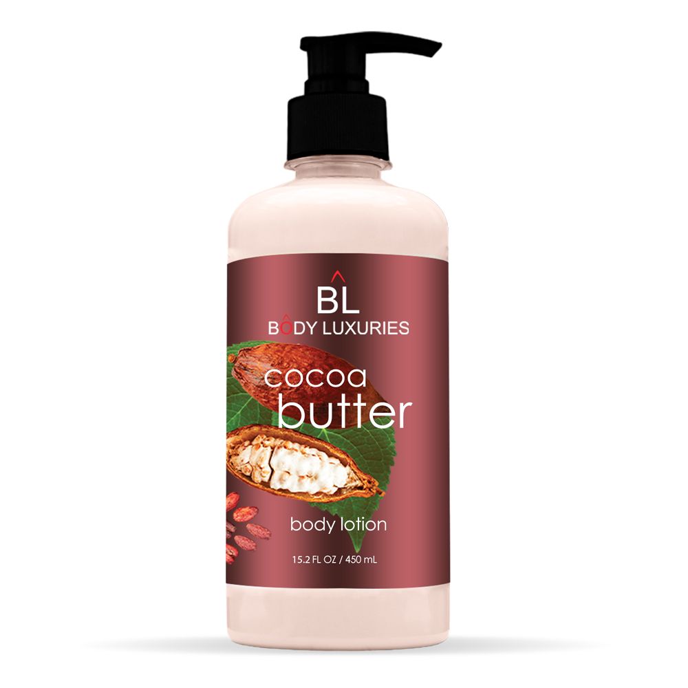 Body Luxuries | Cocoa Butter Lotion | Best Price in Pakistan original skincare product Pakistan مرکزی تصویر