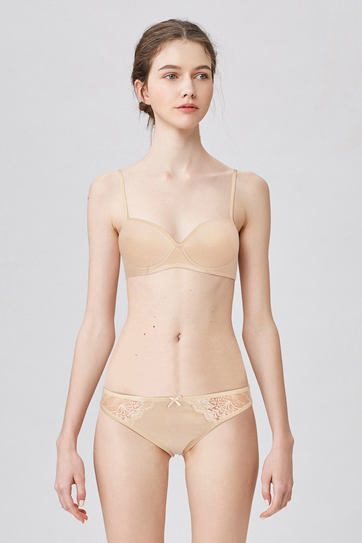 BLS | Belva Soft Padded Cotton Teen Bra | Beige | Best Price in Pakistan original skincare product Pakistan مرکزی تصویر