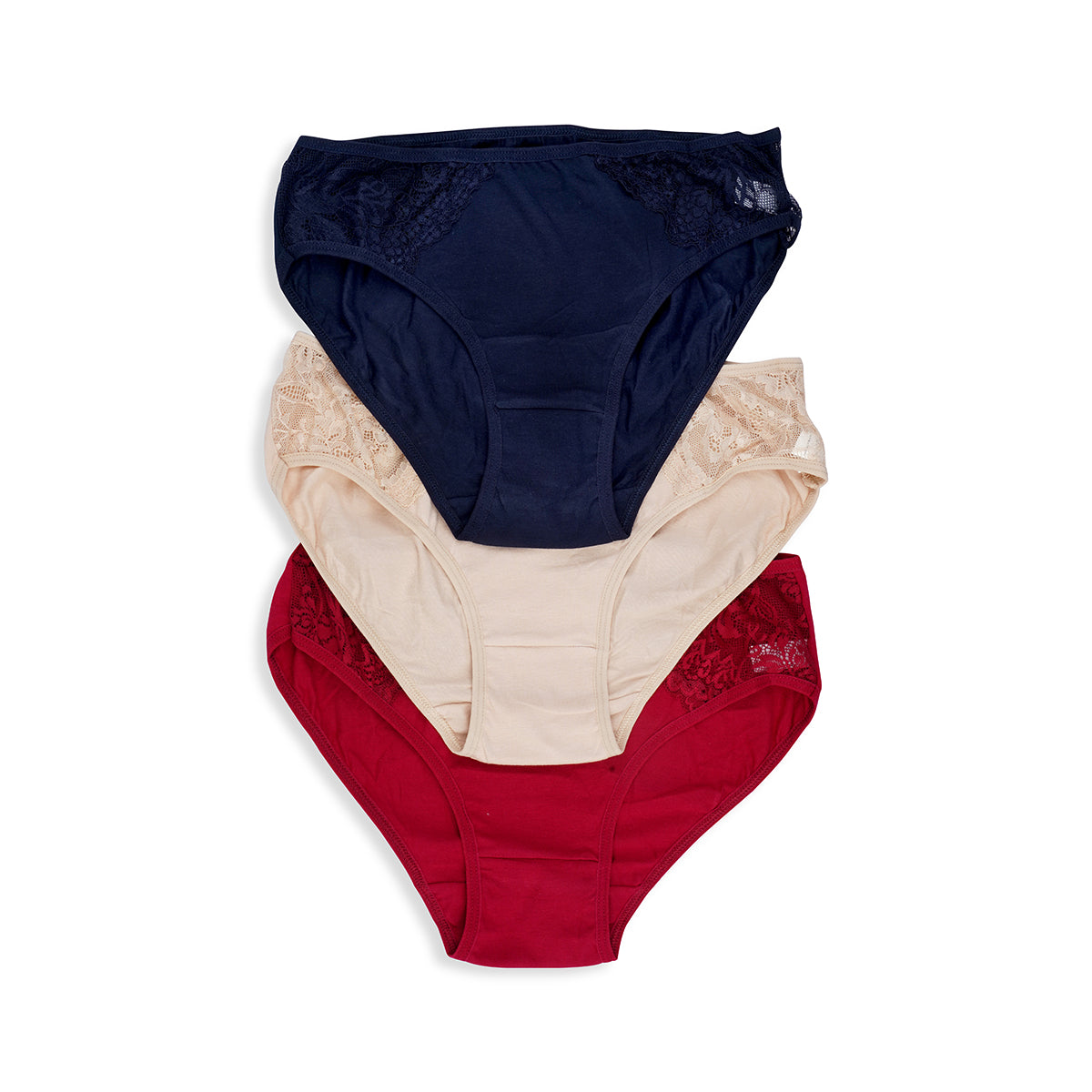 BLS | Zemfira Cotton Panty | Pack Of 3 | Best Price in Pakistan original skincare product Pakistan مرکزی تصویر