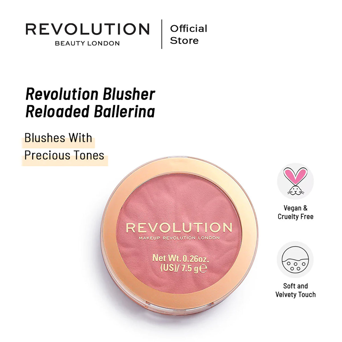 Revolution | Blusher Reloaded Ballerina | Best Price in Pakistan original skincare product Pakistan