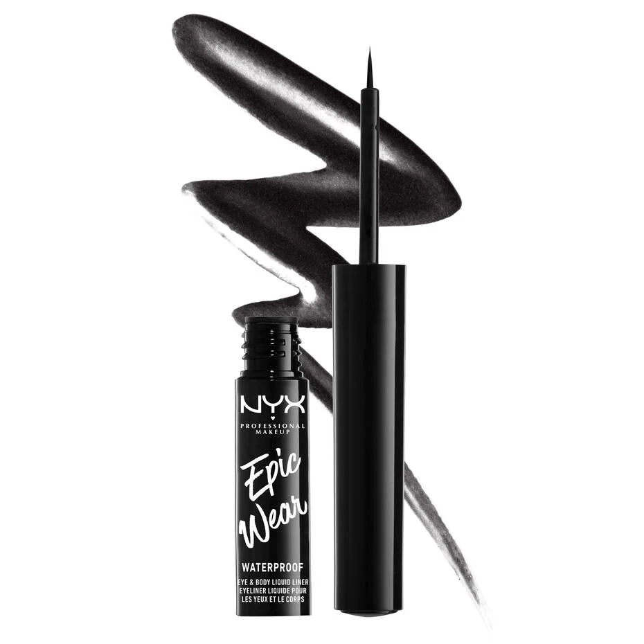 NYX Epic Wear Metallic Liquid Eye Liner | Black Metal | Best Price in Pakistan original skincare product Pakistan Main image