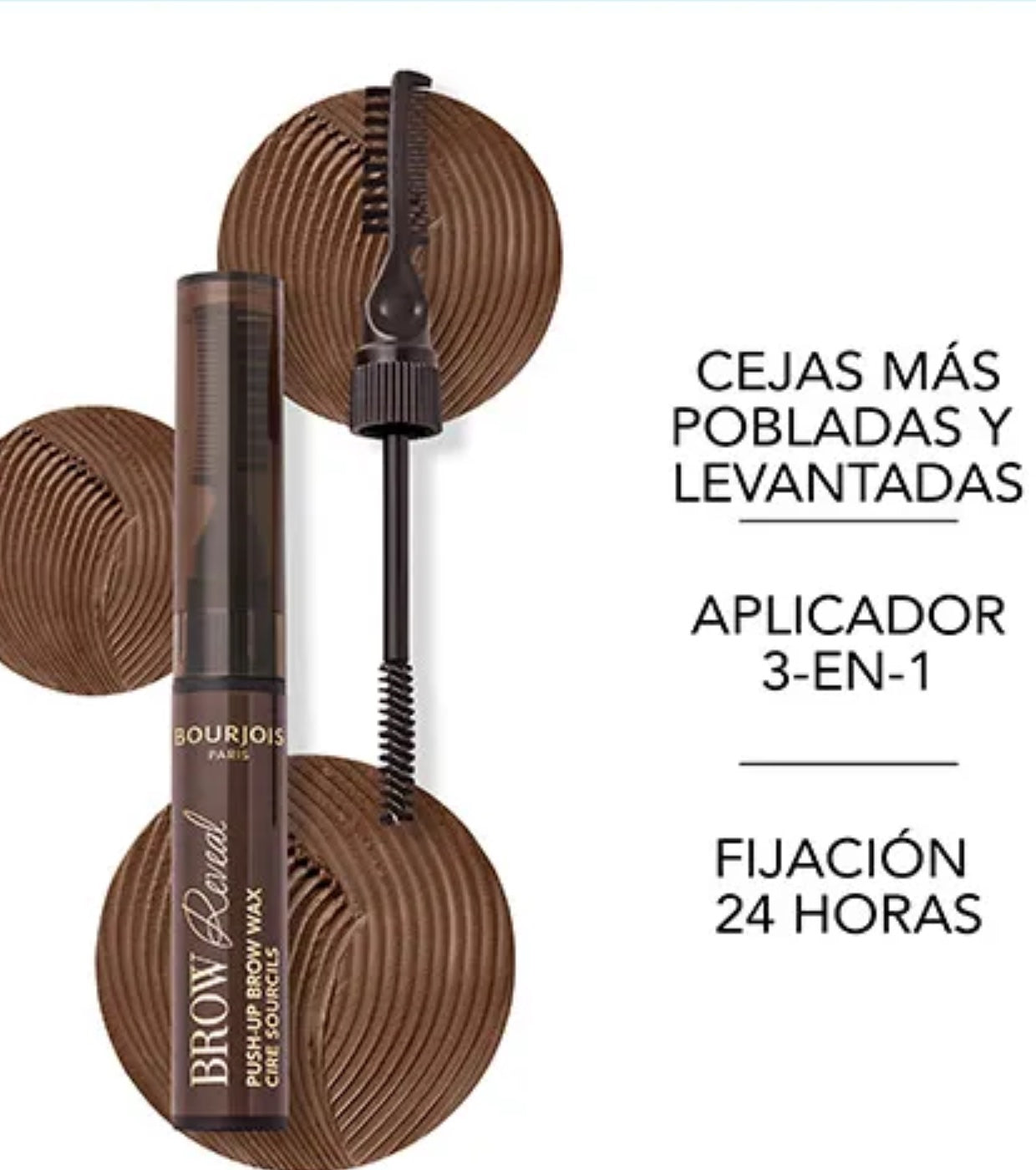Bourjois | Eyebrow gel Brow Max Reveal | 04 Black Brown | Best Price in Pakistan original skincare product Pakistan مرکزی تصویر