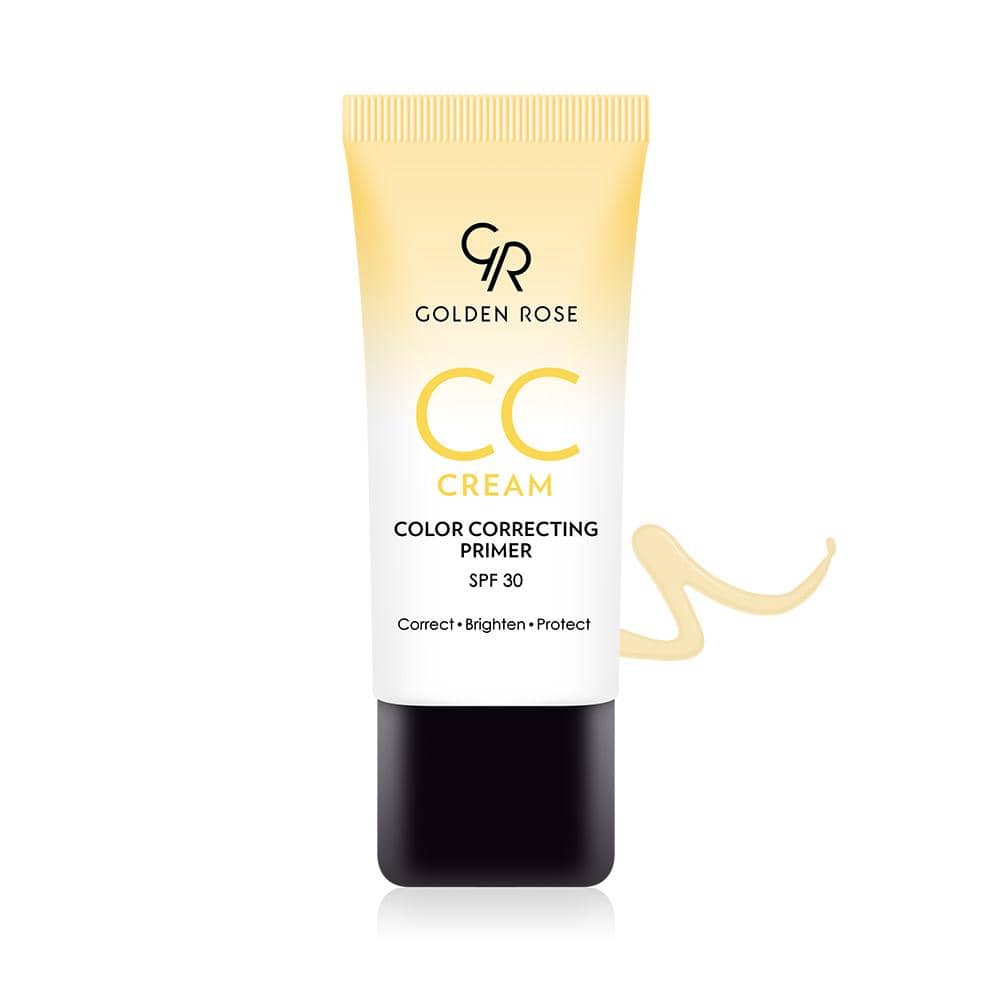 Golden Rose C-C Cream Color Correcting Primer | Yellow | Best Price in Pakistan original skincare product Pakistan مرکزی تصویر